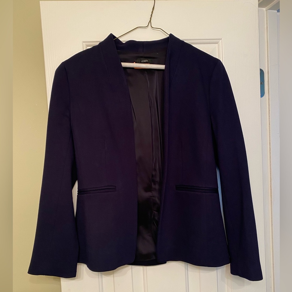 Beautiful Navy Blue J. Crew Blazer